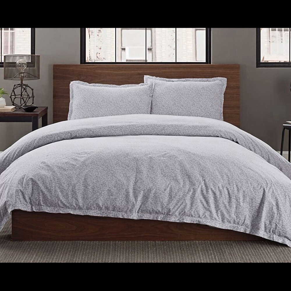 Garment Washed King Duvet 3-piece Set